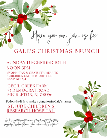 Gale’s Christmas Brunch 2023