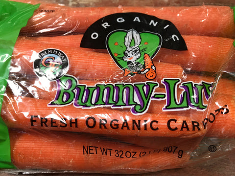 Produce, Bunny Luv, Organic Carrots, 2 lb bag