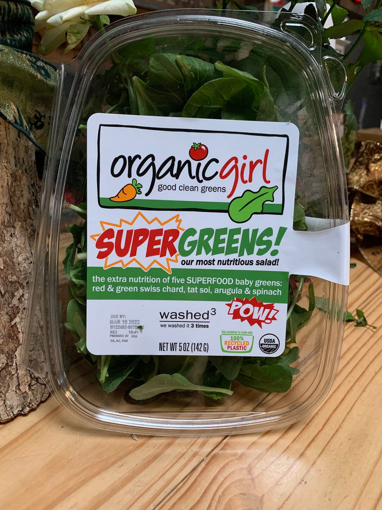 Organic Girl Super Greens, Clamshell, 5oz.