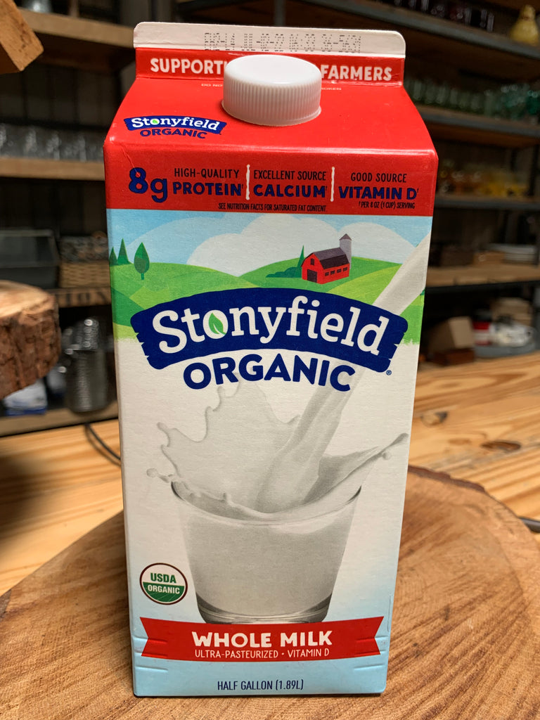 Milk, StonyField Farms Whole Milk, 64oz