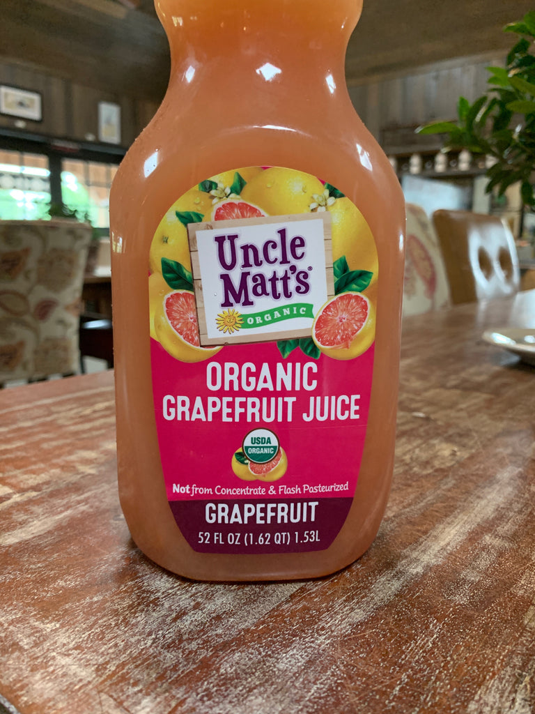 Juice, Uncle Matt's Organic Grapefruit Juice, 52 oz.